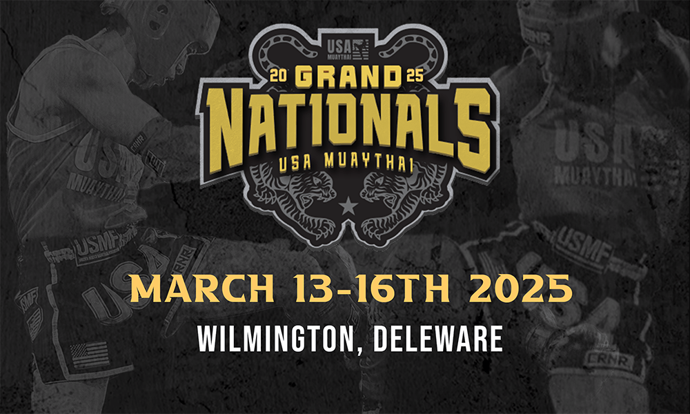 SECOND-ANNUAL USA MUAYTHAI GRAND NATIONALS SET FOR MARCH 13-16, 2025 IN WILMINGTON, DELAWARE